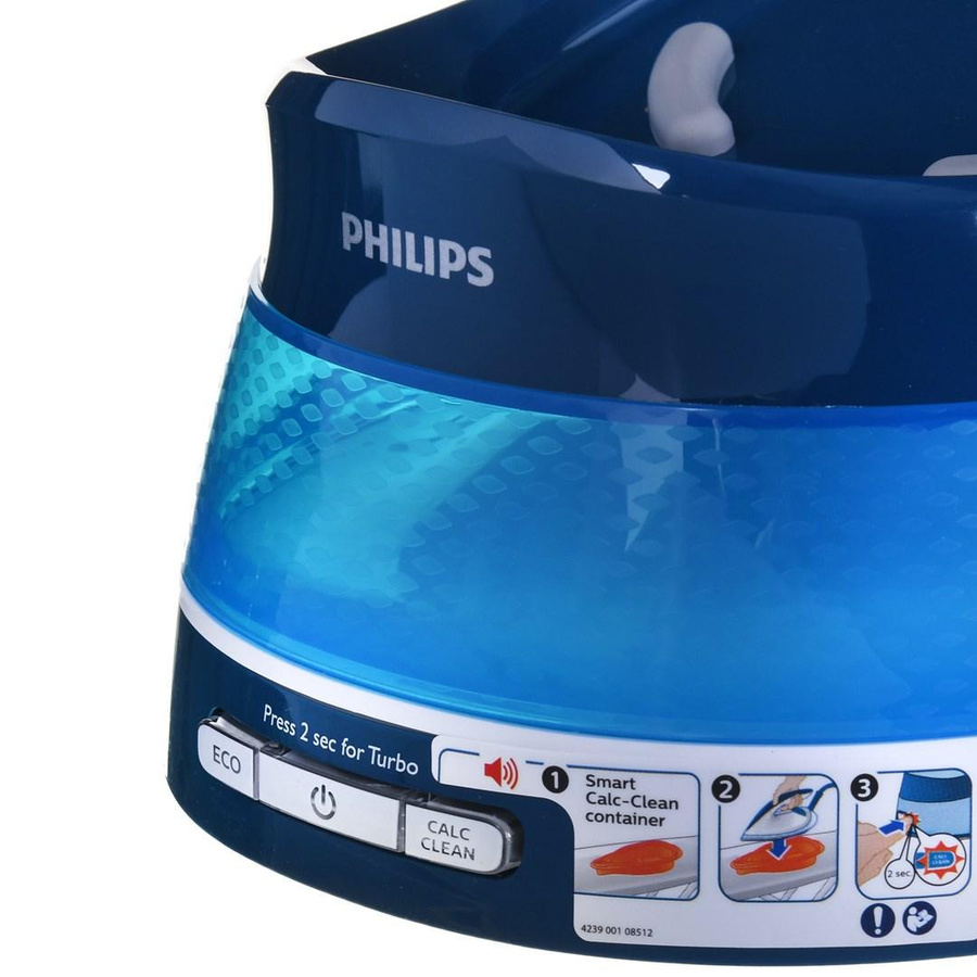 Philips PerfectCare Compact GC7840/20 Dampfbügelstation 2400W Blau-Weiß - Bild 4