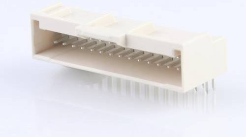 Molex Einbau-Stiftleiste Standard 30 Pol, Rastermaß 2.00 mm, Weiß - Bild 1