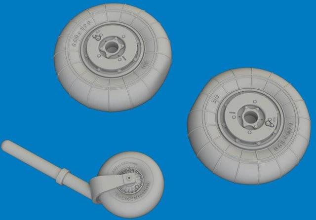 Eduard Messerschmitt Bf 109 K-4 - Wheels - Bild 1