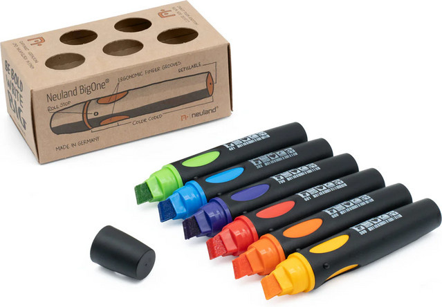 Neuland BigOne Keilspitze No. 29 Rainbow Multicolour Sixpack 6-12 mm - Bild 1