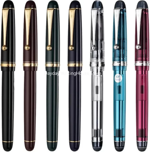Pilot Custom 74 Füllfederhalter Transparent mit 14k Gold Feder in Schwarz FKK-1000R - Bild 1