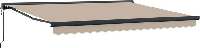 vidaXL Markise Beige aus Polyester und Aluminium B/H: 400 x 300 cm - Bild 1