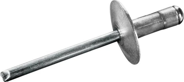 Goebel 250 Mehrbereichsblindnieten aus Aluminium und Edelstahl A2 in Silber, Durchmesser: 4,8 mm, Höhe: 15,1 mm - Bild 1