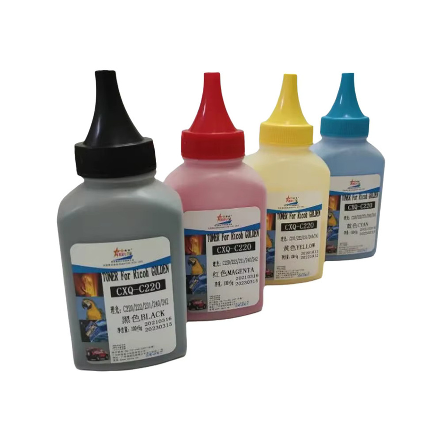 Cigo COLOR Nachfülltonerpulver für Xerox Phaser 7100, Phaser 7100n, DocuPrint C3350 und Epson AcuLaser C9300, Mehrfarbig - Bild 2