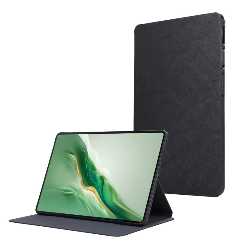 Business Schutzhülle aus PU Leder für Honor Magic Pad 2 12,3 Zoll in Schwarz oder Rot - Bild 2