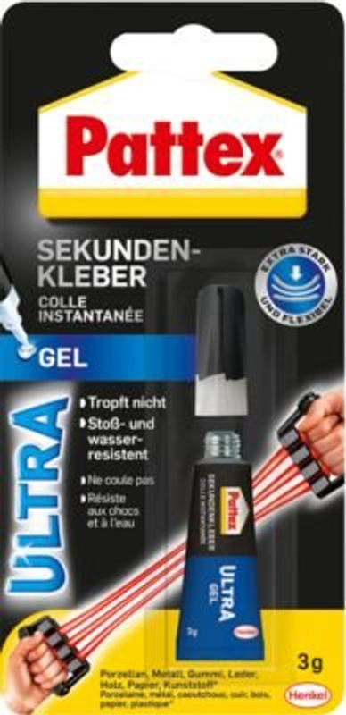 Pattex Ultra Gel Sekundenkleber, transparent, 3 g - Bild 2