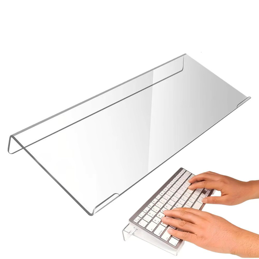 Ergonomische Tastaturablage für deinen Arbeitsplatz in Transparent oder Schwarz - Bild 3