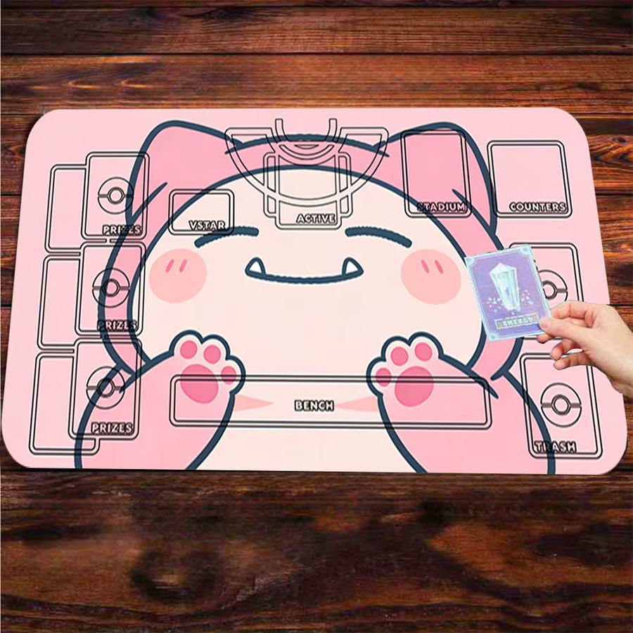 Potdemiel Pokémon Jigglypuff TCG-Spielmatte, Rosa, Zubehör - Bild 3