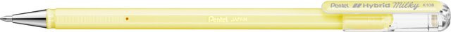 Pentel Gelstift Hybrid in Pastellgelb - Bild 1