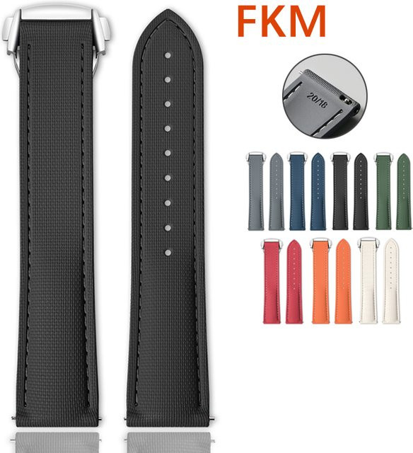 strapfreak Uhrenarmband Fluorkautschuk, Schnellverschluss - Bild 1