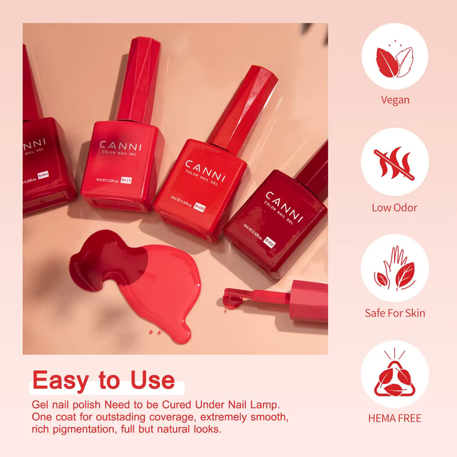 CANNI Nagelgel, Glänzend, Hema- und TPO-frei - Bild 4