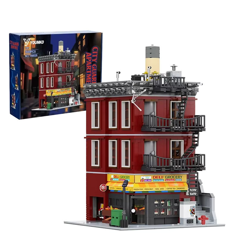 Spider Deli Apartment-Bausteine, modulares Montagemodell-Set, 3559 Teile, ab 14 Jahre - Bild 5