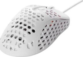 DELTACO GAMING Gaming Maus GAM-106-W RGB ultraleicht weiß mit 6400 DPI und USB-A/USB-C Anschluss - Bild 1