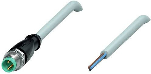 Pepperl+Fuchs Sensor-Aktor-Steckverbinder 240807-100007 konfektioniert, grau, 3-polig, Länge: 0,3 m - Bild 1