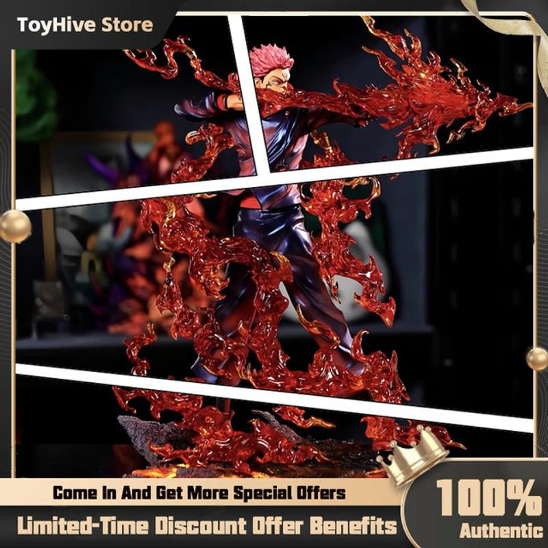 Bandai Jujutsu Kaisen Ryomen Sukuna und Itadori Yuji Anime-Figur Modell in Mehrfarbig - Bild 1