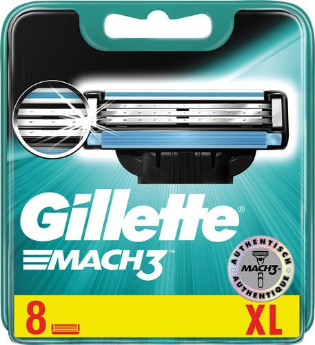 Gillette Mach3 Systemklingen, 8 Stück, Herren - Bild 1