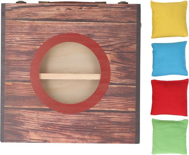 GoolRC Cornhole-Spielset, Sitzsack-Wurfspiel, beige, Holz - Bild 1
