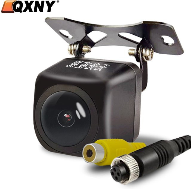 QXNY HD AHD Fahrzeug Rückfahrkamera mit Sternenlicht Nachtsicht in Schwarz, wasserdicht, Full HD 1080P für Auto und Parkplatz - Bild 1