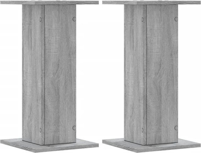 2er-Set vidaXL Pflanzenständer aus Holzwerkstoff in Grau Sonoma, B/T/H: 30 x 30 x 60 cm - Bild 1