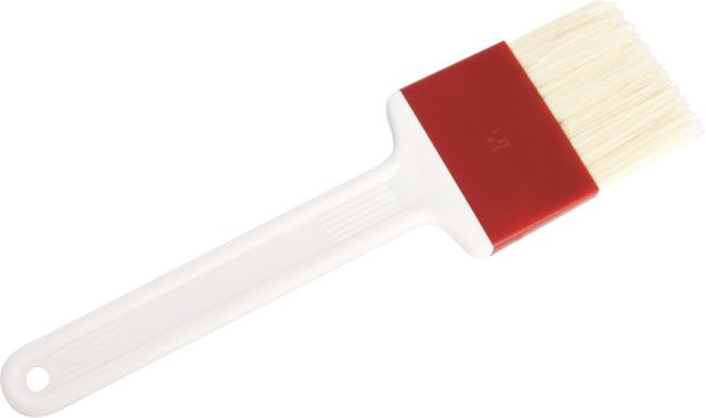 Schneider Gebäckpinsel mit Polyester-Borsten, weiß, Länge: 25 cm, Breite: 6 cm, Höhe: 1 cm - Bild 1