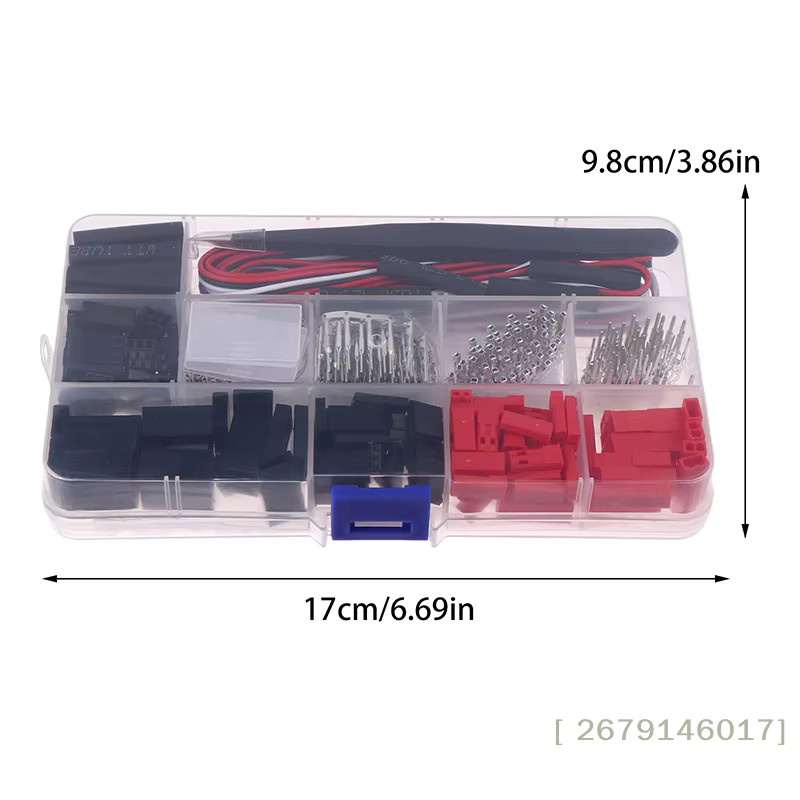 YY26 400-teiliges Steckverbinder-Set mit 2/3 Pins, männlich und weiblich, für JR JST SYP Futaba Stecker und Buchsenkabelverlängerungen, Mehrfarbig - Bild 2
