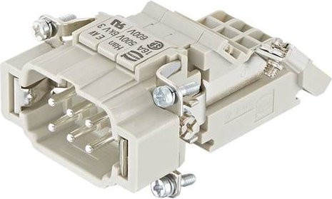 Harting Einsatz Anschlussverteiler aus Kunststoff in Grau 09330064636 - Bild 1
