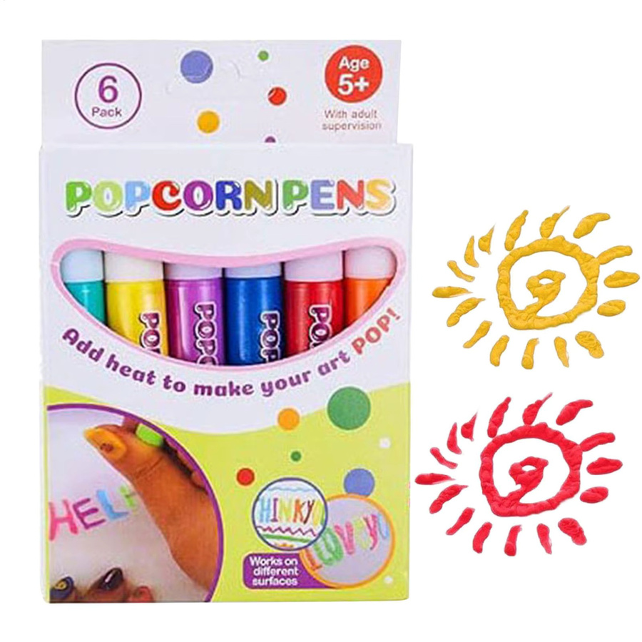 Multifunktionaler Popcorn-Stift als magischer 3D-Blasenstift für Kinder in Multicolour - Bild 2