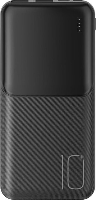 Externer Akku XO Design PR251 mit 10000mAh und 10W in Schwarz mit USB-A, USB-C und Micro-USB Anschlüssen - Bild 1