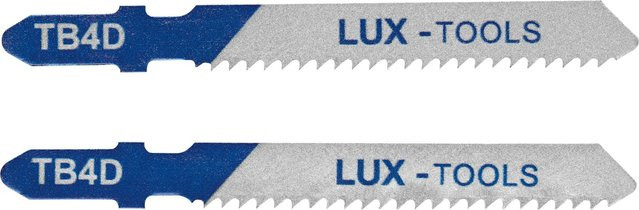 LUX-TOOLS Bimetall Stichsägeblatt für Metall mit T-Schaft, Blau, Breite: 50 mm, Höhe: 75 mm - Bild 1