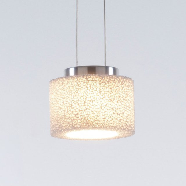 Serien Lighting Reef LED Single Pendelleuchte aus poliertem Aluminium in Silber mit warmweißem Licht (2700K) - Bild 1