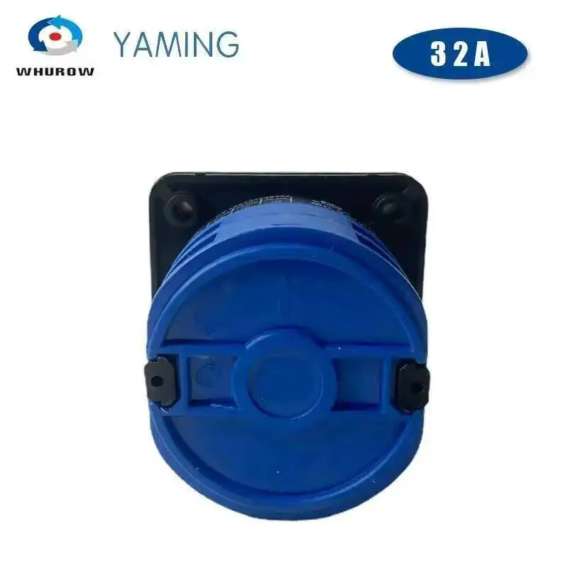 CHYAM LW26-32A Umschaltnocken-Drehschalter mit 1–8 Polen und zwei/drei Positionen, Silberkontakt, Dual Power Control, Silber - Bild 4