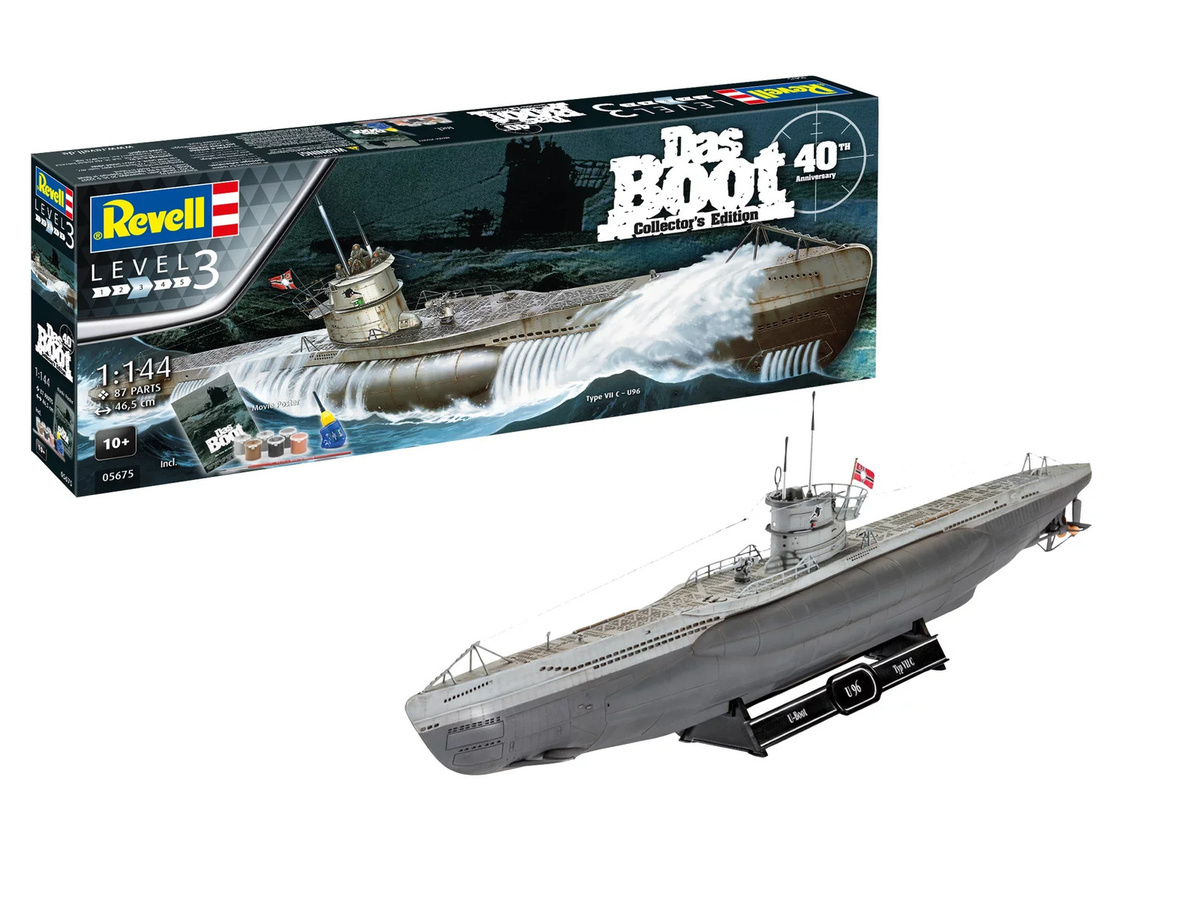 Revell Das Boot Collector's Edition Schiffsmodell Bausatz 1:144 - Bild 3