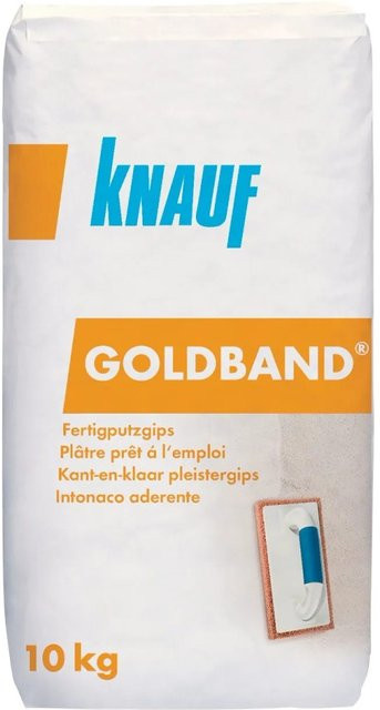 Knauf Goldband Fertigputz Gipsputz Weiß 10 kg - Bild 1