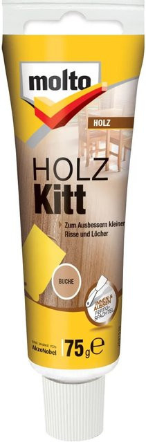Molto Holz Kitt für Innen und Außen in Buche, 75 g - Bild 1