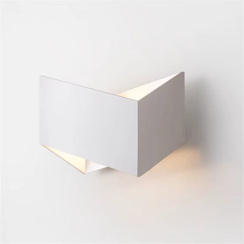 Feiyunlux Moderne LED Wandleuchte aus Aluminium in Weiß mit Warmweißem Licht für Schlafzimmer, Wohnzimmer und Balkon - Bild 1