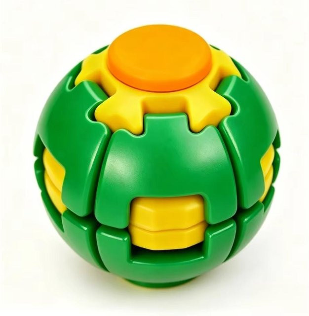 Binchi Fitness Verwandlungs-Spinnerball, gelb - Bild 1