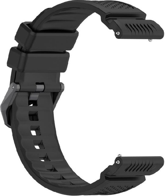 NOMAD Uhrenarmband Silikon, 24 mm, schwarz, Unisex - Bild 1