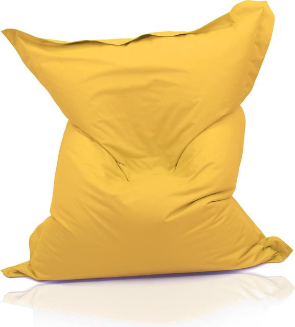 KINZLER Riesen-Sitzsack wasserabweisend in Gelb mit 320 Liter Volumen - Bild 1