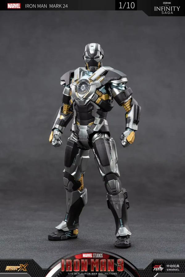 ZDTDS Iron Man MK24 Tank Mark24 Actionfigur, Marvel, 1/10 Maßstab - Bild 2