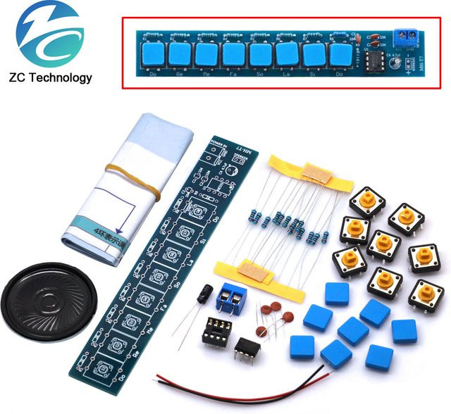 DIY Elektronisches Kit Set NE555 Tastatur Orgel zum Selbstbauen für Lernzwecke und Schweißübungen - Bild 1