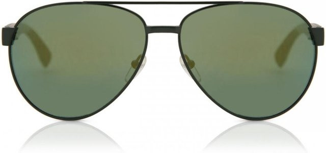 Lacoste L185s Sonnenbrille, Vollrand, Aviator, Metall, Unisex, Green, Grey - Bild 1