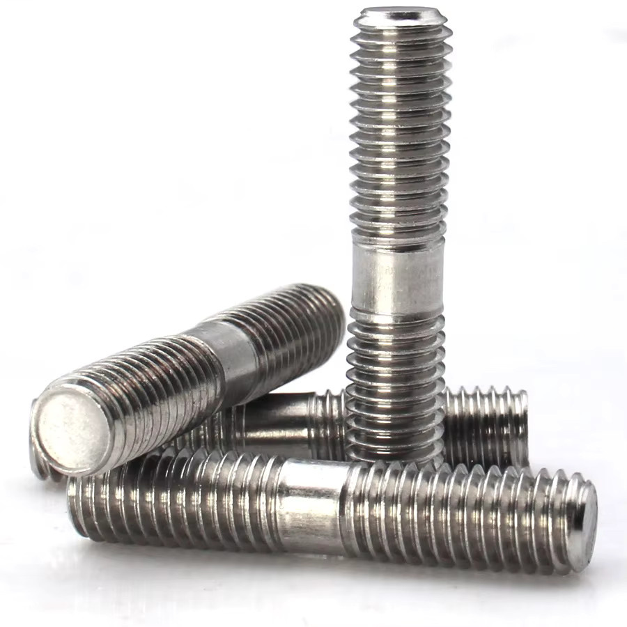 XIAOCHAO Doppelgewindestift aus 304 Edelstahl in Silber, Vollgewinde Gewindestange A2-70 - Bild 2