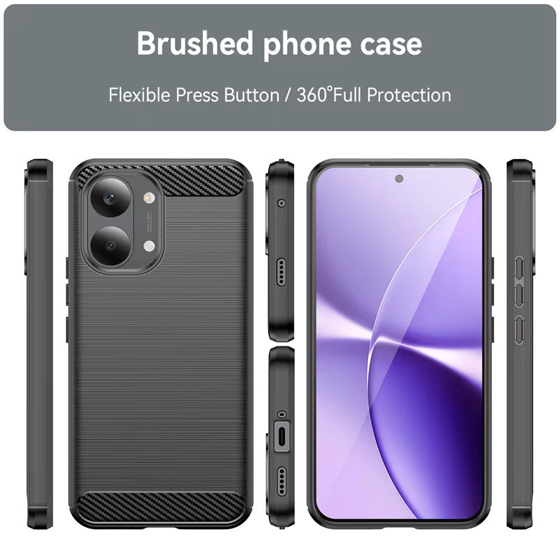 Flexible TPU-Schutzhülle für Xiaomi Poco X8 Pro Max mit stoßfestem Rahmen in Schwarz oder Rot - Bild 2