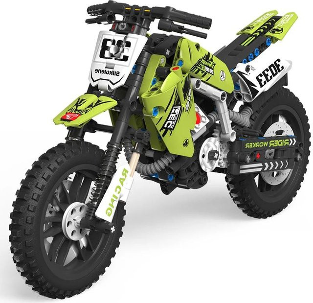 Wucifang Bags Motorrad Spielzeug Bausteine, STEM Kit, ab 6 Jahren - Bild 1