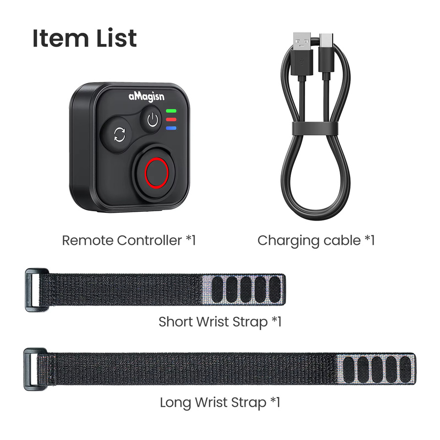 DJI Bluetooth-Fernbedienung für OSMO 360 Action 6 und Action 5 Pro, wasserdicht, Schwarz - Bild 2