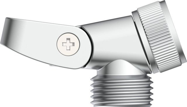 Schütte Gelenkstück 1/2 Zoll aus Messing in Chrom-Optik - Bild 1