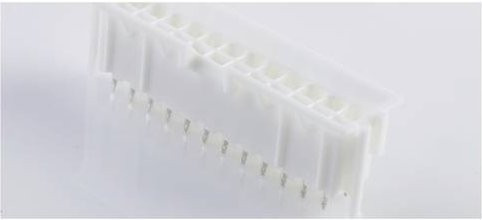 Molex Stiftgehäuse-Platine in Weiß mit 24 Polen und einem Rastermaß von 4,20 mm - Bild 1