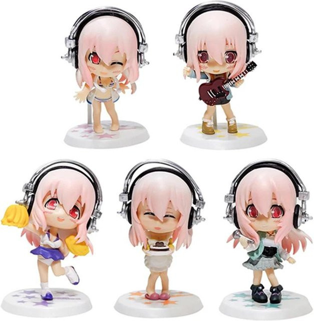 MIFEN Super Sonico Arbeits Badeanzug Anzug Chassis Q Version Modell Puppen Spielzeug PVC - Bild 1