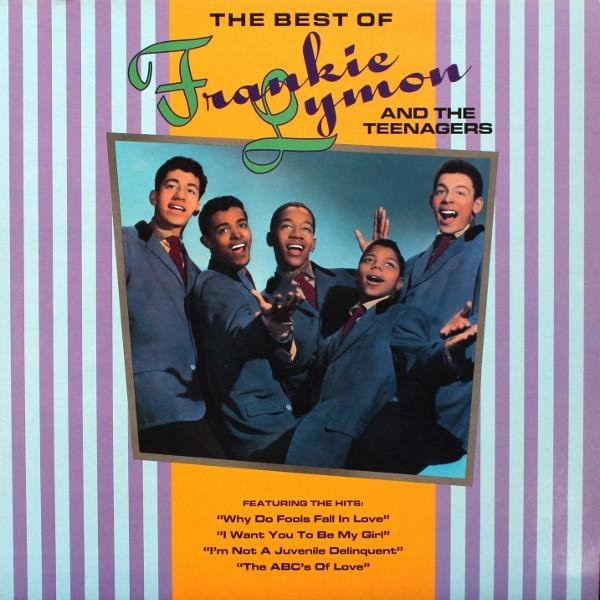 Frankie Lymon & The Teenagers - The Best Of LP Roulette 1989 UK Rock Vinyl in Orange - Bild 1