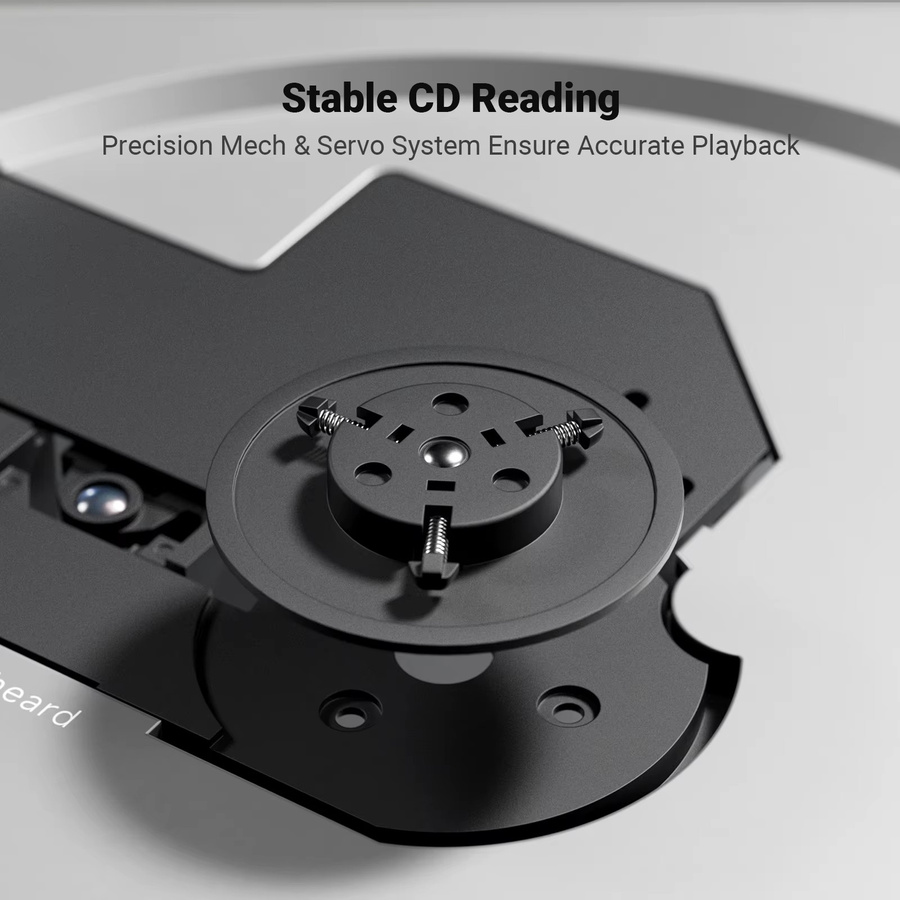 Fosi Audio Merak HiFi CD-Player in Silber mit CS43131 DAC, Kopfhörerverstärker und USB-Ripping-Funktion inklusive Fernbedienung - Bild 3